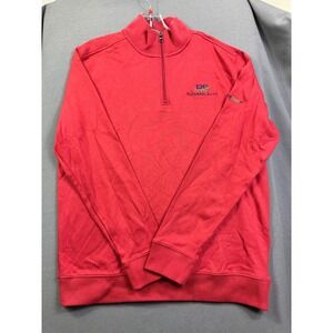 Southern Tide Men's Quarter Zip Pullover Red Cotton Skipjack Logo Size M